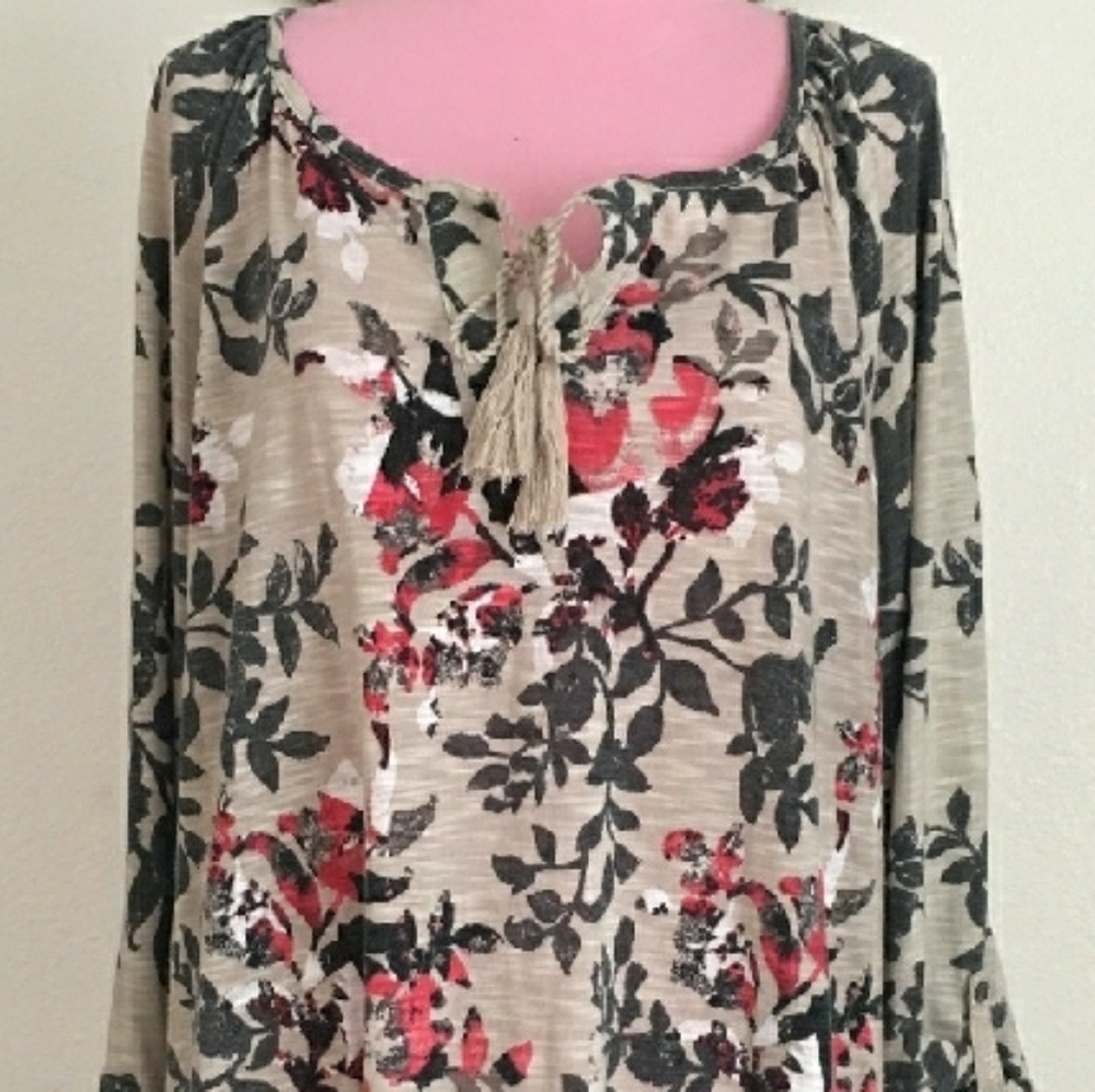 Style & Co peasant top